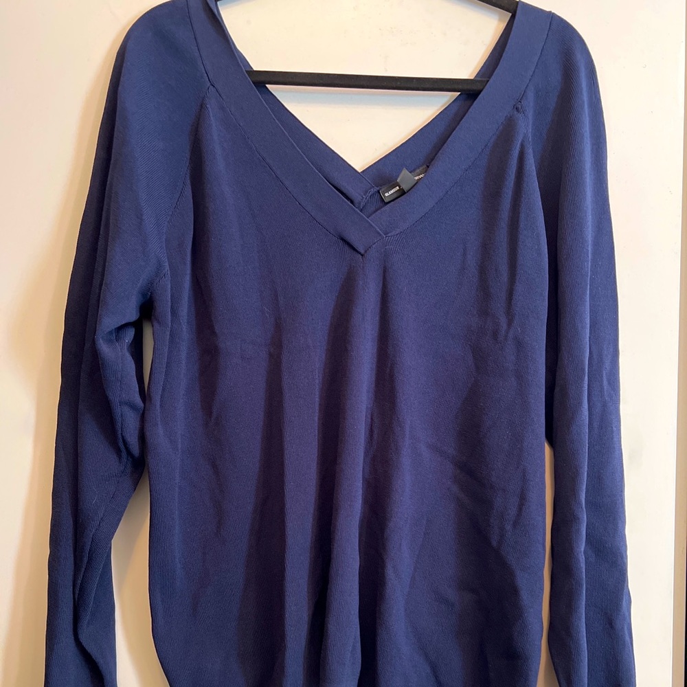 Lane Bryant Glamour Navy Top